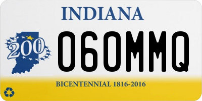 IN license plate 060MMQ