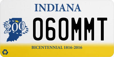 IN license plate 060MMT