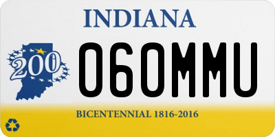 IN license plate 060MMU