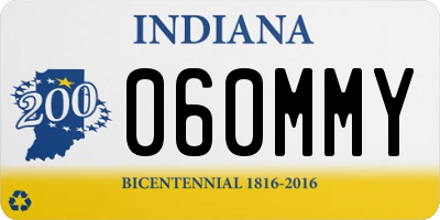 IN license plate 060MMY