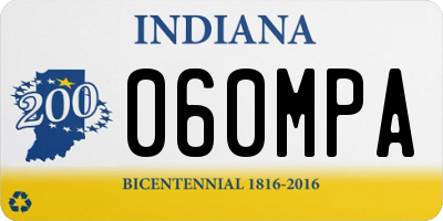 IN license plate 060MPA
