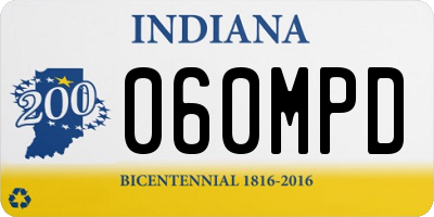 IN license plate 060MPD