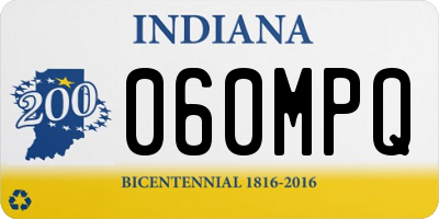 IN license plate 060MPQ