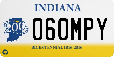 IN license plate 060MPY