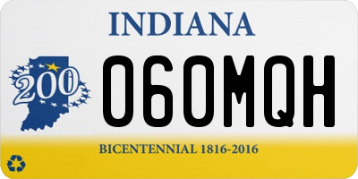 IN license plate 060MQH