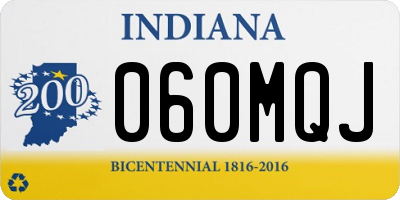 IN license plate 060MQJ