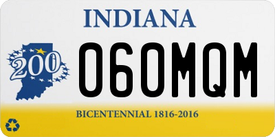 IN license plate 060MQM