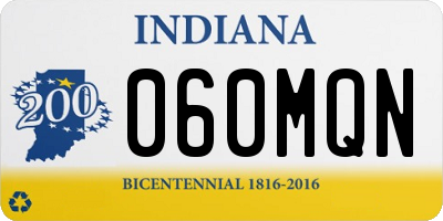 IN license plate 060MQN