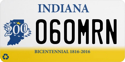 IN license plate 060MRN
