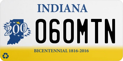 IN license plate 060MTN