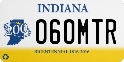 IN license plate 060MTR