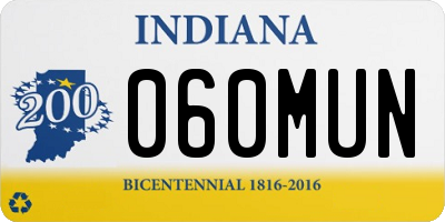 IN license plate 060MUN