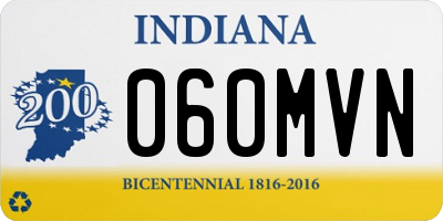 IN license plate 060MVN