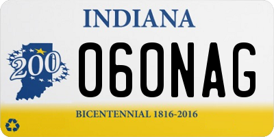 IN license plate 060NAG