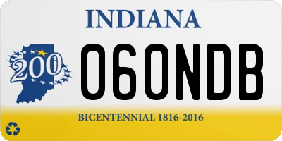 IN license plate 060NDB
