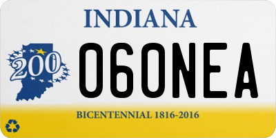 IN license plate 060NEA