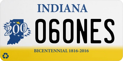 IN license plate 060NES