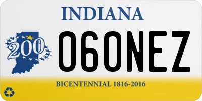 IN license plate 060NEZ