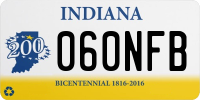 IN license plate 060NFB