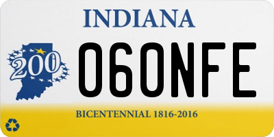 IN license plate 060NFE