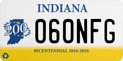 IN license plate 060NFG