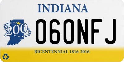 IN license plate 060NFJ