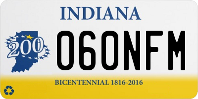 IN license plate 060NFM