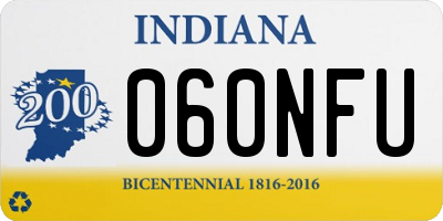 IN license plate 060NFU