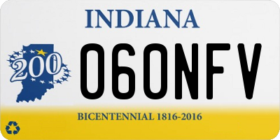 IN license plate 060NFV