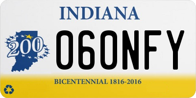 IN license plate 060NFY