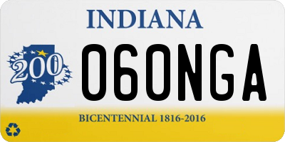 IN license plate 060NGA