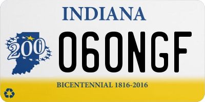 IN license plate 060NGF