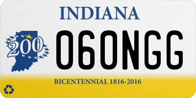 IN license plate 060NGG