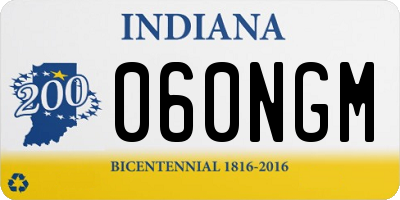 IN license plate 060NGM
