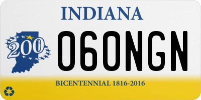 IN license plate 060NGN