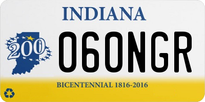 IN license plate 060NGR