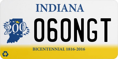 IN license plate 060NGT