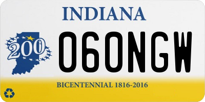 IN license plate 060NGW