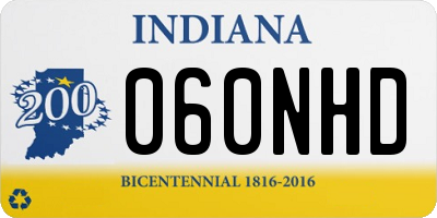 IN license plate 060NHD