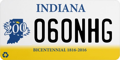 IN license plate 060NHG