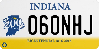 IN license plate 060NHJ