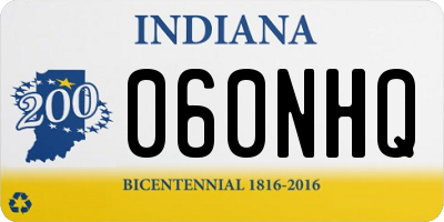 IN license plate 060NHQ