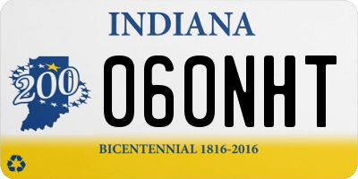 IN license plate 060NHT