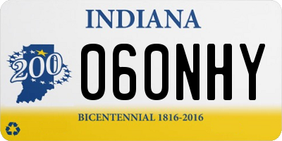 IN license plate 060NHY