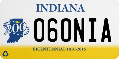 IN license plate 060NIA