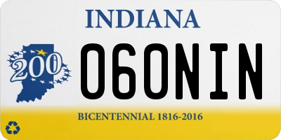 IN license plate 060NIN