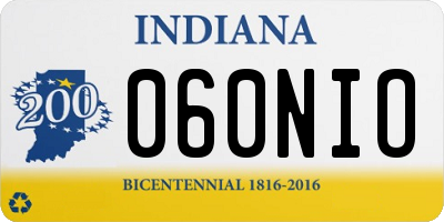IN license plate 060NIO
