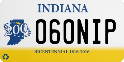 IN license plate 060NIP
