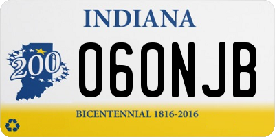 IN license plate 060NJB