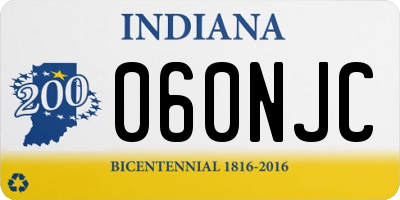 IN license plate 060NJC